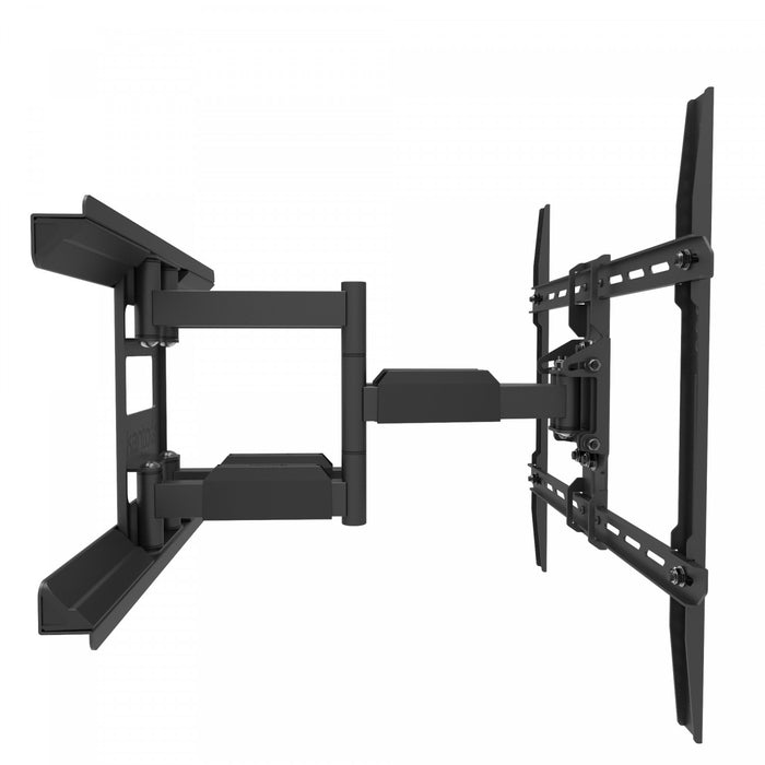 Support mural articule Kanto LX600SW pour televiseurs de 34 a 65 pouces, avec fixations metalliques robustes et boulons a bascule SNAPTOGGLE®, noir