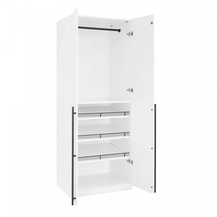 Armoire moderne Lee 32\" en blanc