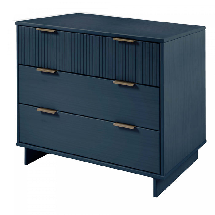 Ensemble de commode 2 pieces Granville Modern en bleu minuit