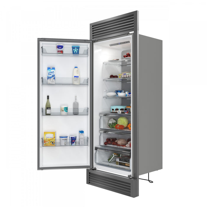 Refrigerateur convertible Forno Maderno de 60 po, 27,2 pi³, avec grille decorative – FFFFD1722-60SG