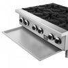 FORNO Commerciale 36 Inch Gas Hotplate with 6 Burners, 156,000 BTU, Stainless Steel - FCMHP0079-36 | Plaque de cuisson a gaz Commerciale de 36 po avec 6 bruleurs, 156 000 BTU, acier inoxydable – FCMHP0079-36