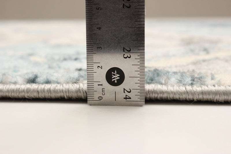 Carpette Aura bleu sarcelle - 5 pi 0 po x 8 pi 0 po