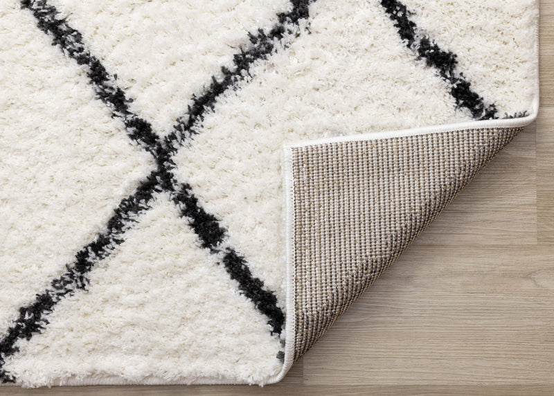 Carpette Taylor à motif de treillis pour l'intérieur - 6 pi 7 po x 9 pi 6 po