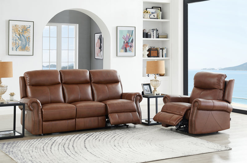 Fauteuil à inclinaison électrique Royce de Hydeline - brun