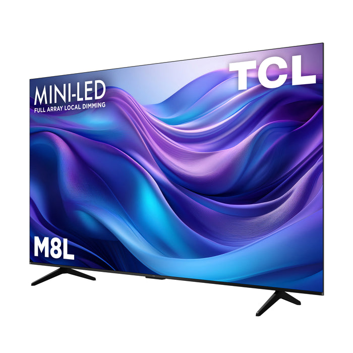 Téléviseur intelligent Mini DEL TCL de série M8L UHD 4K de 75 po avec HDR et Google TV (75M8L) - modèle 2026