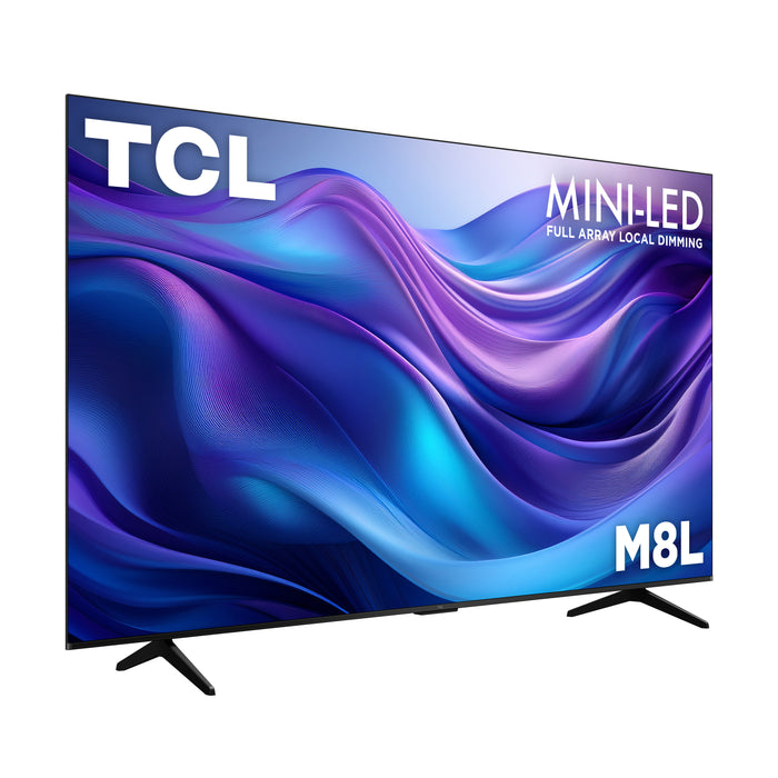 Téléviseur intelligent Mini DEL TCL de série M8L UHD 4K de 75 po avec HDR et Google TV (75M8L) - modèle 2026