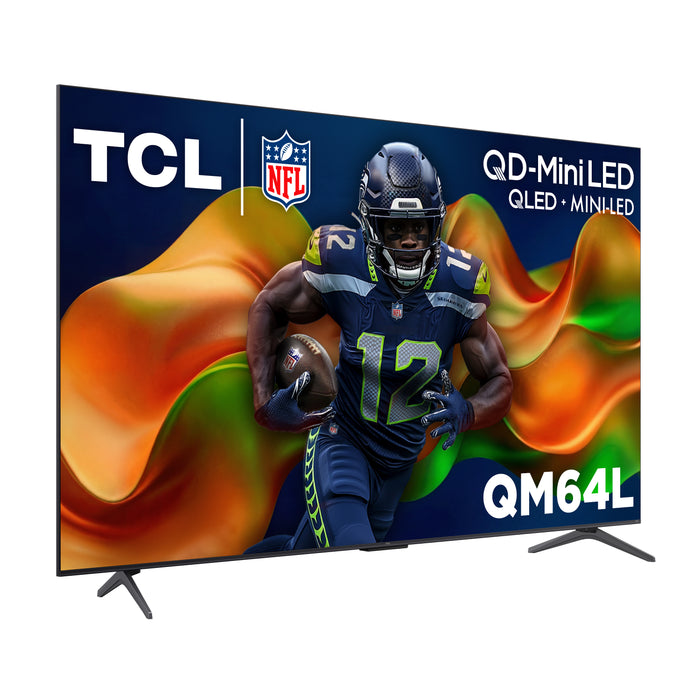 Téléviseur intelligent Mini DEL QD TCL QM64L 4K de 75 po avec Fire TV (75QM64L) - modèle 2026