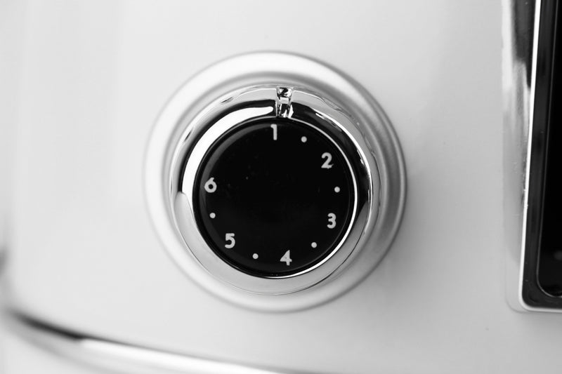 Grille-pain Heritage de Haden à 4 tranches - blanc ivoire