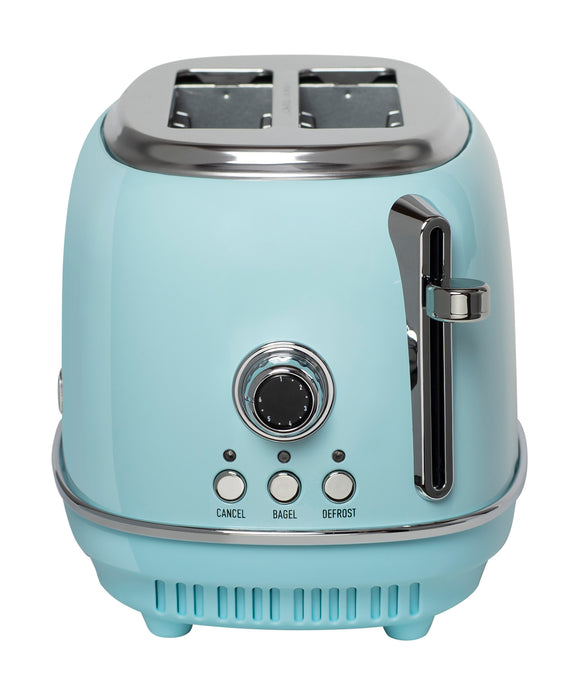 Grille-pain Heritage de Haden à 2 tranches - turquoise