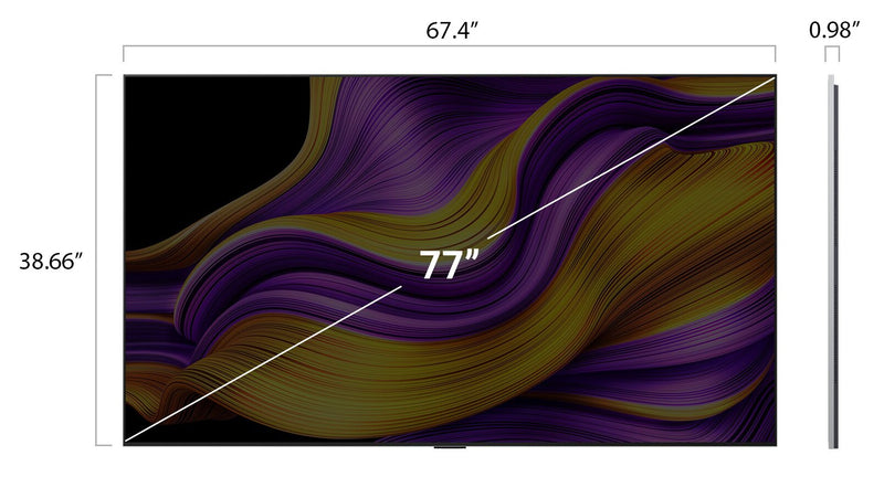 Téléviseur intelligent DELO evo LG G5 UHD 4K de 77 po avec IA et webOS (OLED77G5WUA.ACC) - modèle 2025