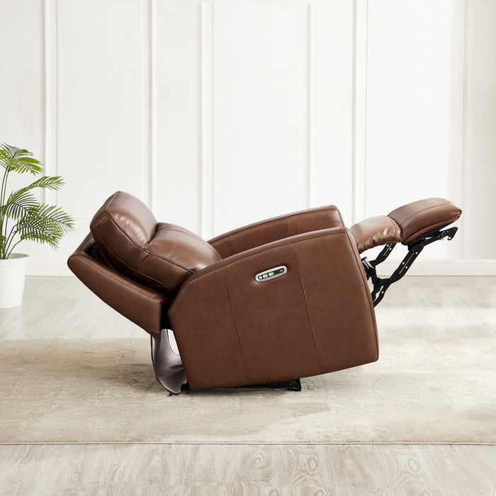 Fauteuil à inclinaison électrique Vienna de Hydeline - brun