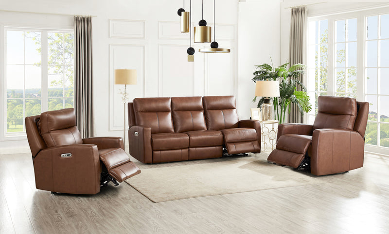 Fauteuil à inclinaison électrique Vienna de Hydeline - brun