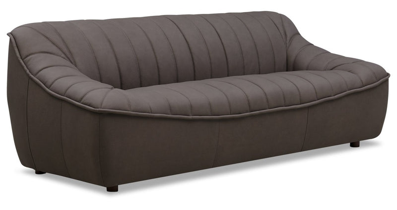 Sofa Nest en cuir de Hydeline - chocolat