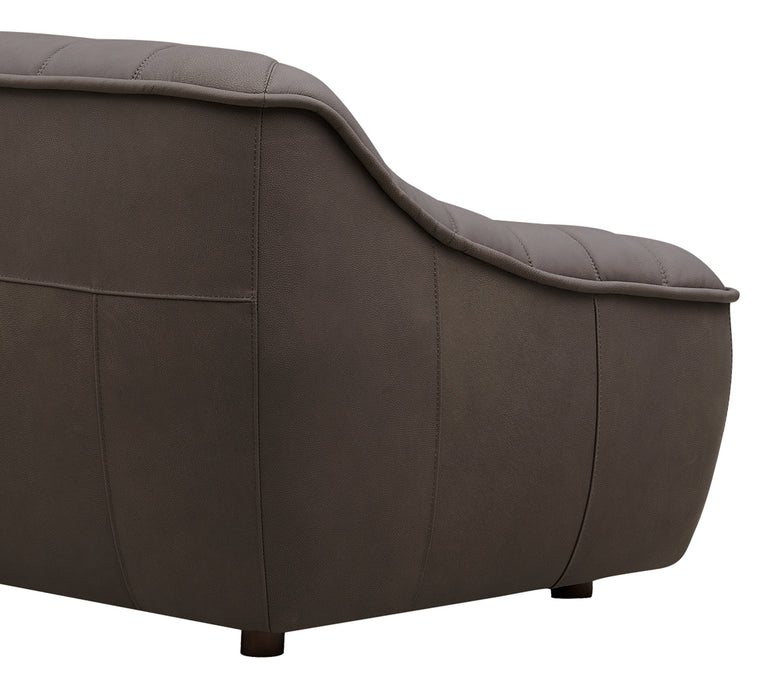 Sofa Nest en cuir de Hydeline - chocolat
