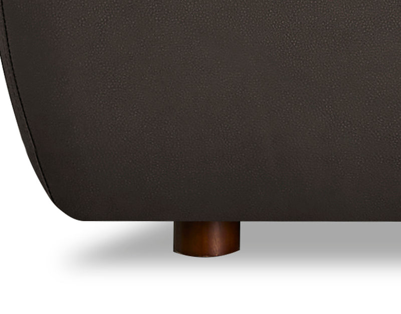 Sofa Nest en cuir de Hydeline - chocolat