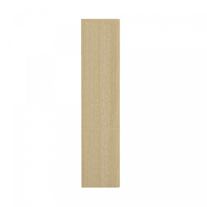 Armoire bibliotheque moderne Rivington 40\" en chene naturel - Ensemble de 3