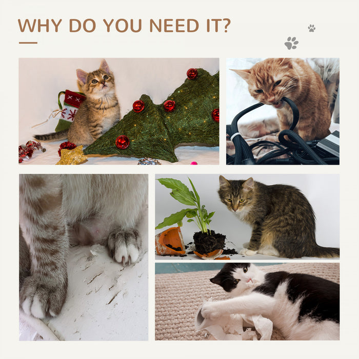 Pawhut Tour D'arbre A Chat En Peluche Centre D'activites Avec Poteau A Gratter En Sisal Planche A Gratter Condo Gris Clair