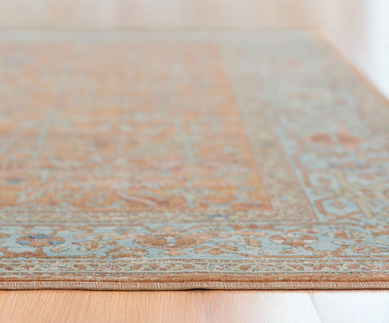 Tapis Traditionnel Hailey 7'10\" x 10'6\" en Orange