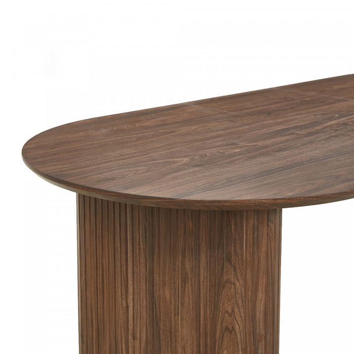 Table a manger extensible Lucas, finition noyer