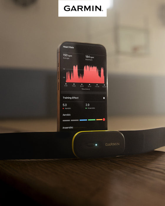 Garmin Hrm 600 Moniteur De Frequence Cardiaque M-xl, Noir/jaune, Dynamiques De Course, Traceur De Fitness, Batterie De 2 Mois, Bluetooth, Ant+