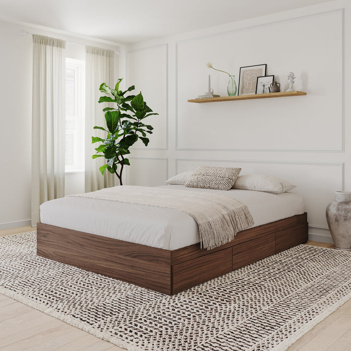 Walnut King Bed