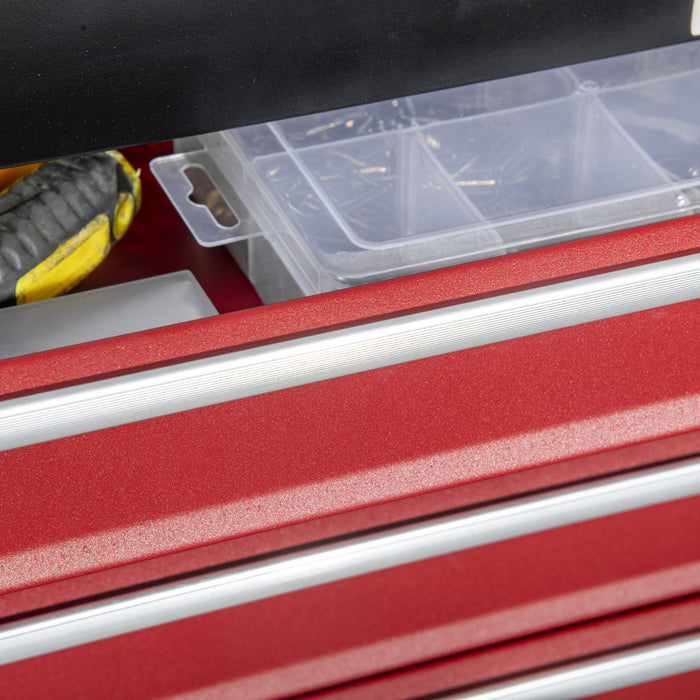 Durhand Boite A Outils En Metal Organisateur De Coffre Avec Tiroirs