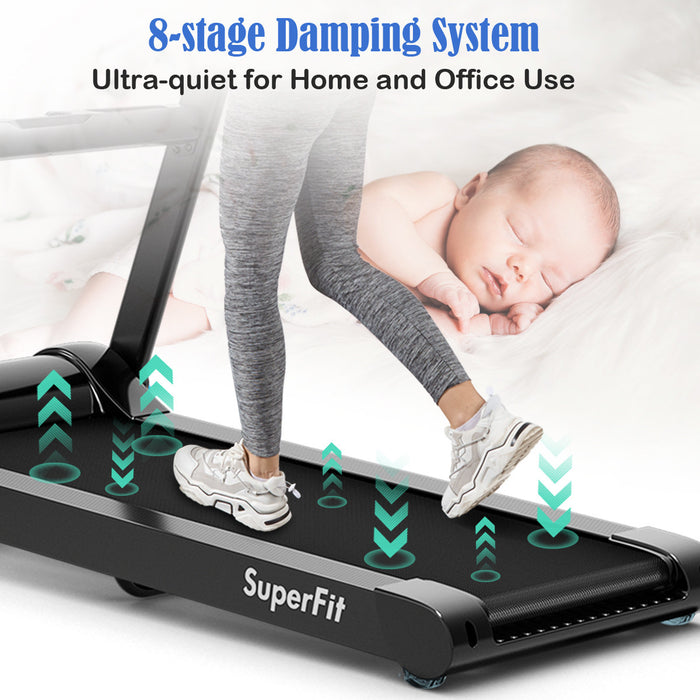 Tapis De Course Pliable Superfit – Moteur 2,25 Cv – Ecran Tactile Led