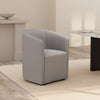 Hearth Contemporary Modern Upholstered Armchair in Light Gray | Fauteuil contemporain moderne Hearth en tissu gris clair