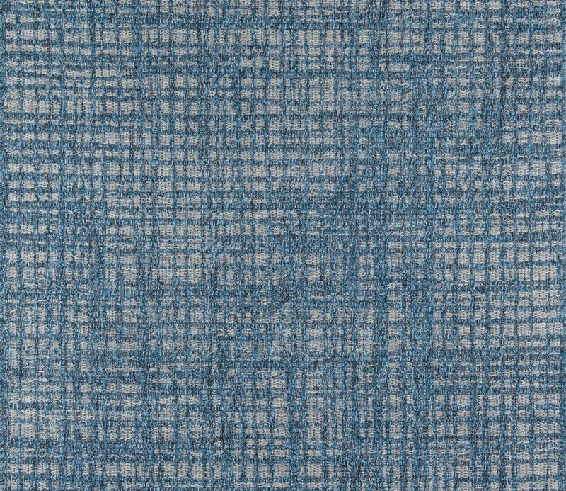 Tapis Contemporain Nayah 2'0\" x 6'0\" en Bleu