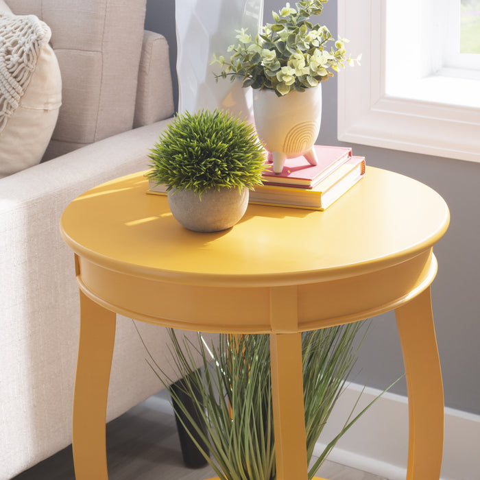 Table de fauteuil Rainbow - jaune