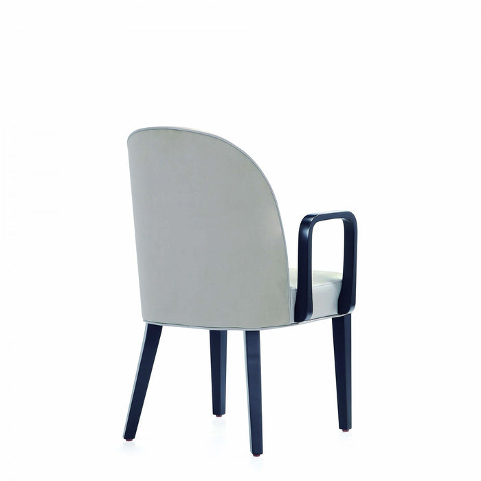 Ensemble de 8 chaises de salle a manger Hillman Modern en gris clair