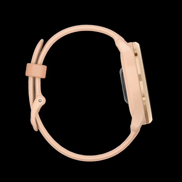 Montre intelligente Garmin Vivoactive 6 Pink Dawn - Suivi de style de vie, rapport matinal, suivi de meditation, sante des femmes, messagerie sur le poignet
