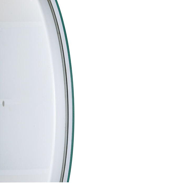 Armoire à pharmacie Julee avec miroir et DEL - argentée