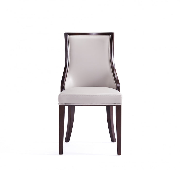 Ensemble de 6 chaises de salle a manger Grand Traditionnel en gris clair