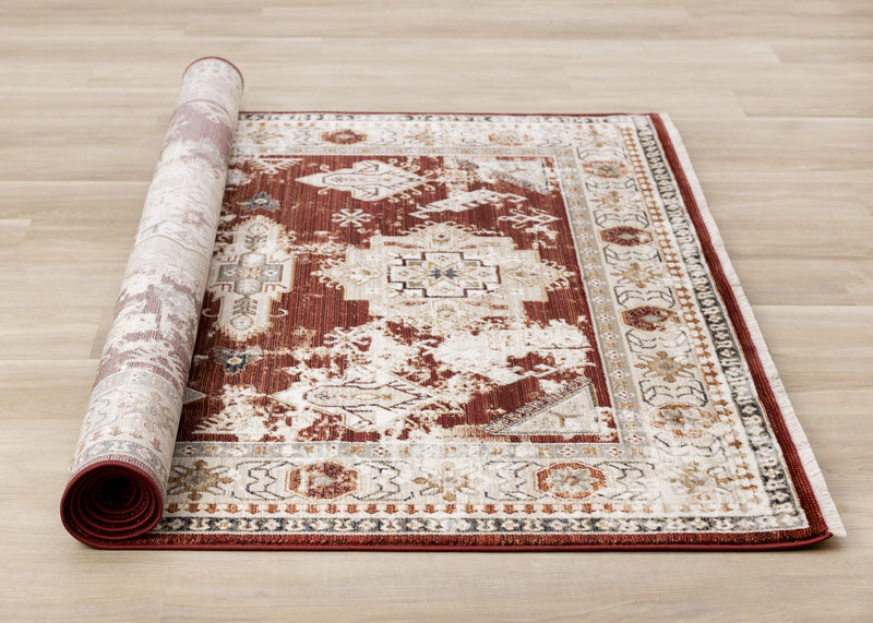 Carpette Sydney traditionnelle et élégante pour l'intérieur - 7 pi 10 po x 10 pi 2 po