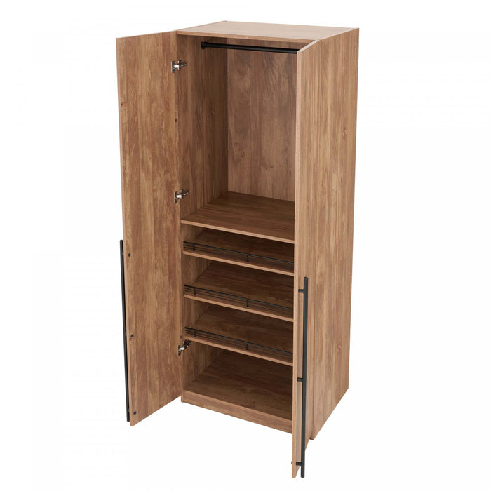 Armoire moderne Lee 32\" en brun dore