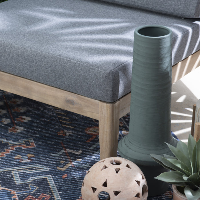 Fauteuil de terrasse Summerlyn en tissu pour l’intérieur et l’extérieur - naturel