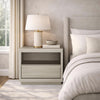 Navis Contemporary 26" Nightstand in Whitewashed Oak (1-Drawer) | Table de nuit contemporaine Navis 26" en chene blanchi (1 tiroir)