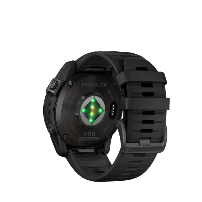 Garmin Fenix® 7x Pro Gps Smartwatch - Surveillance De La Sante Avec Chargement Solaire, 51 Mm - Gris Carbone