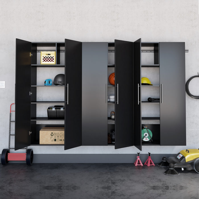 Hangups Armoire De Rangement De Garage 108 Pouces, Ensemble E De 3 Pieces – Noir