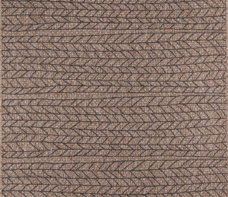 Tapis Contemporain Linden 6'7\" x 9'6\" en brun