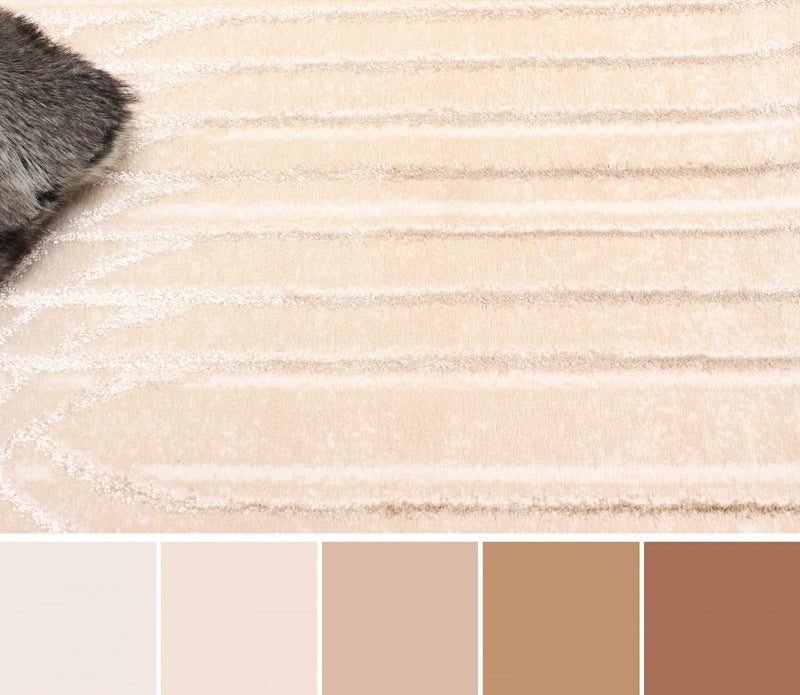 Tapis Contemporain/Moderne Blythe 8'0\" x 10'0\" en Beige