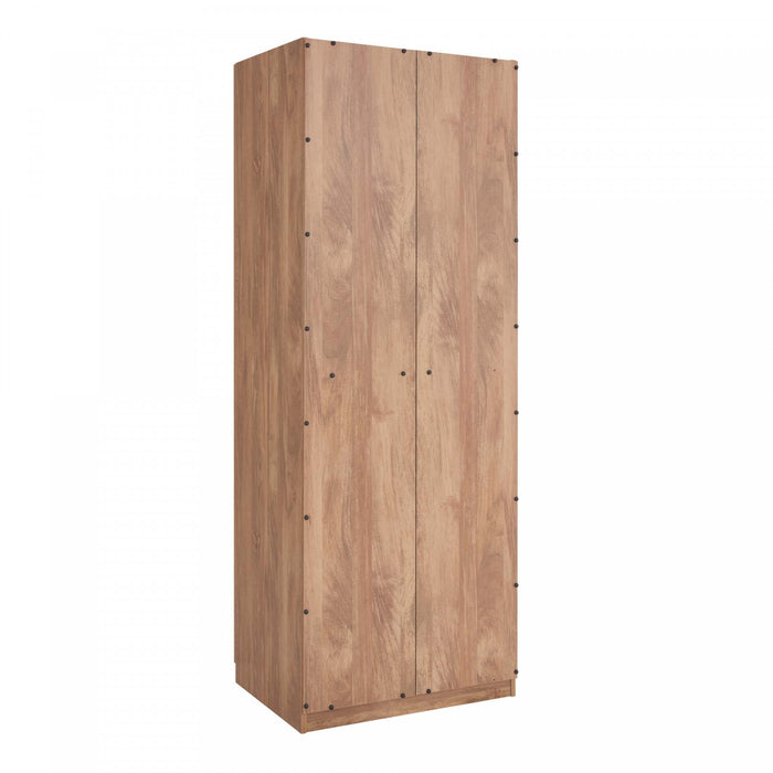 Armoire moderne Lee 32\" en brun dore - Ensemble de 3