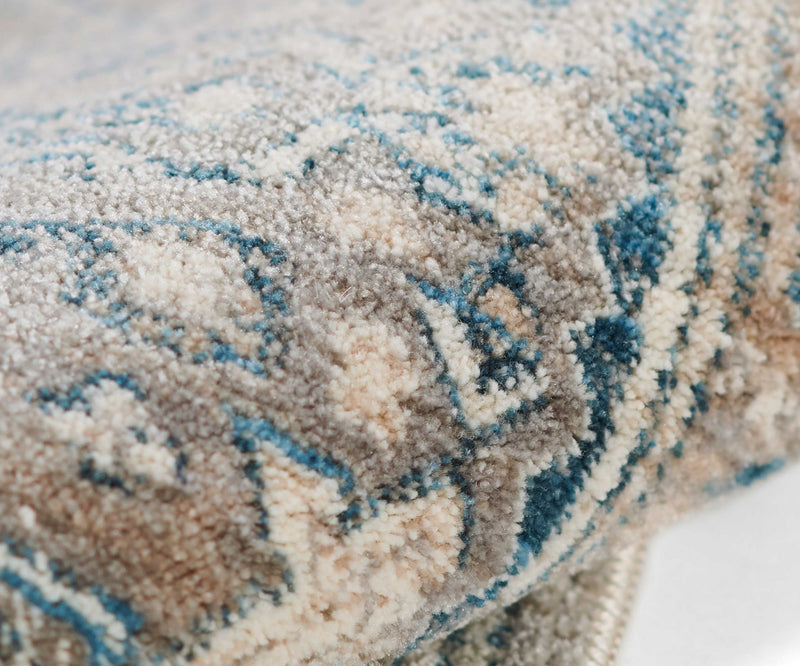 Tapis Traditionnel Lucia 2'6\" x 8'0\" en Bleu