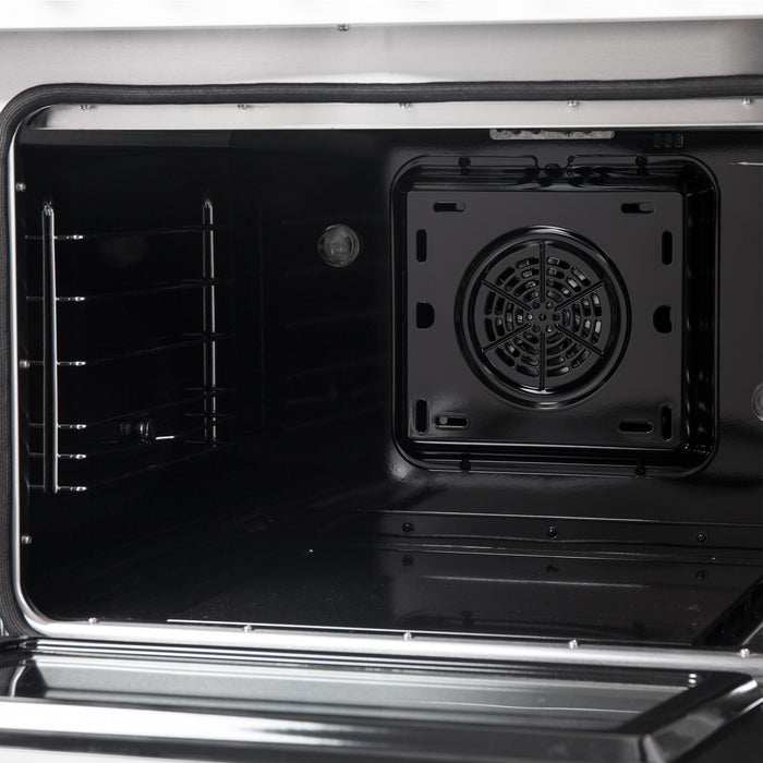 Cuisiniere a double combustible Galiano 48 po, blanche, 6,58 pi³ double four - FFSGS6156-48WHT