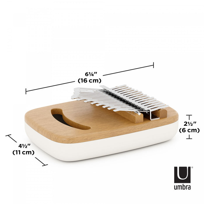 Kalimba Strumba de Umbra - blanc et naturel