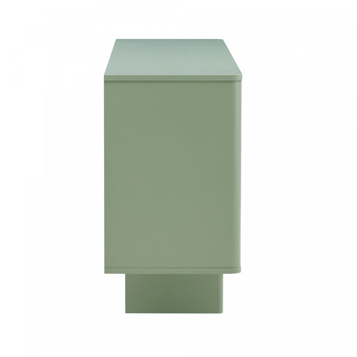 Buffet moderne Ella 180 cm en vert sauge