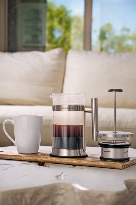 Cafetière à piston Simpli Press écologique et de qualité supérieure - SIM-340-BLA