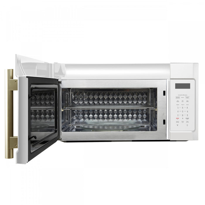 Four a micro-ondes a convection Fornace 30 pouces, au-dessus de la cuisiniere, blanc, 1,5 pi³ - FOTR3038-30WHT