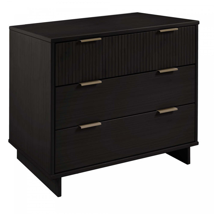 Ensemble de commode 2 pieces Granville Modern en noir